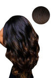 Ombre Chocolate Clip In Hair Extensions