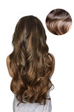 Ombre Chestnut Clip in Hair Extensions