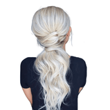 Ponytail Hair Extensions Icy Blonde