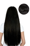 Off Black Hair Clip In Hair Extensions